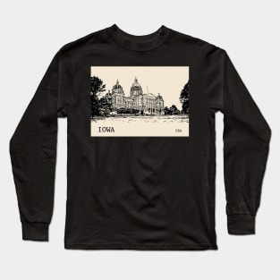 Iowa State USA Long Sleeve T-Shirt